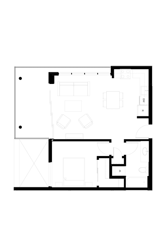 Floor Plans of Muir in Seattle, WA